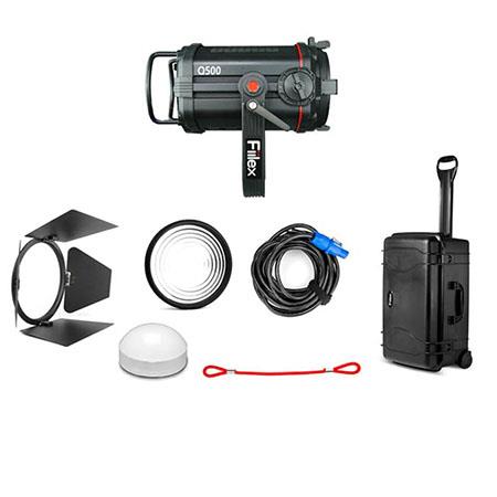 Fiilex Q500 Bi-Color LED Fresnel Travel Kit