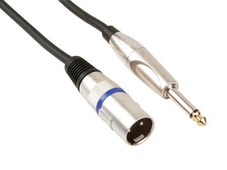 КАБЕЛЬ XLR male - Jack 6.3 (60см)
