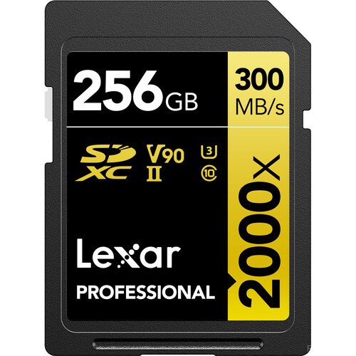 Карта памяти Lexar 256GB V90 300MB/s