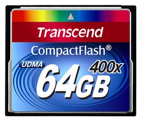 Compact Flash 64Gb Transcend 400x