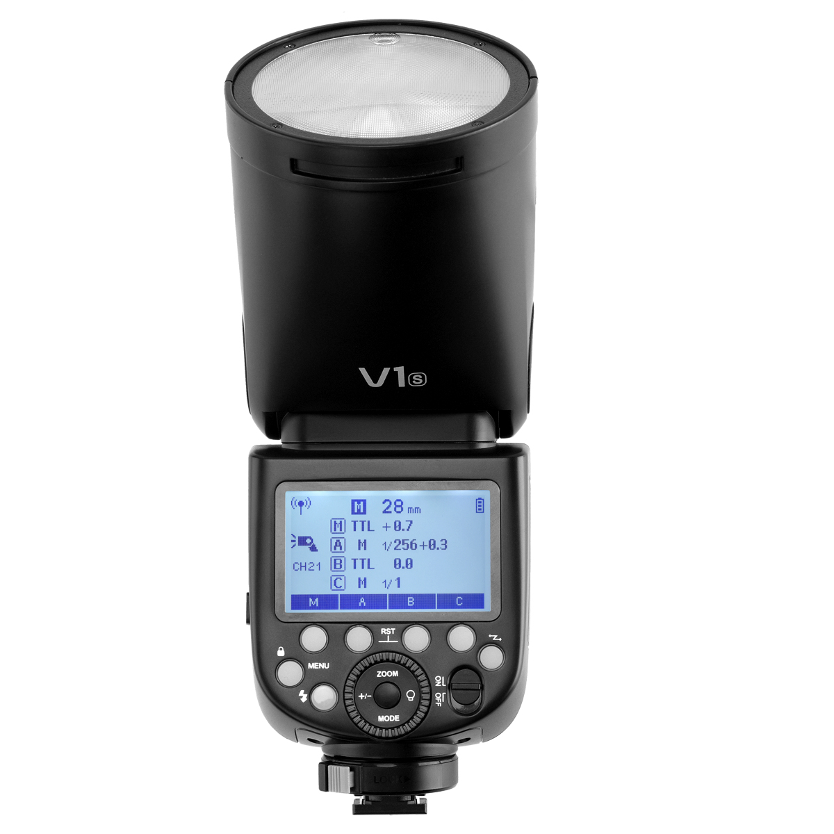 Вспышка накамерная Godox Ving V1S TTL с круглой головкой для Sony — детальное фото