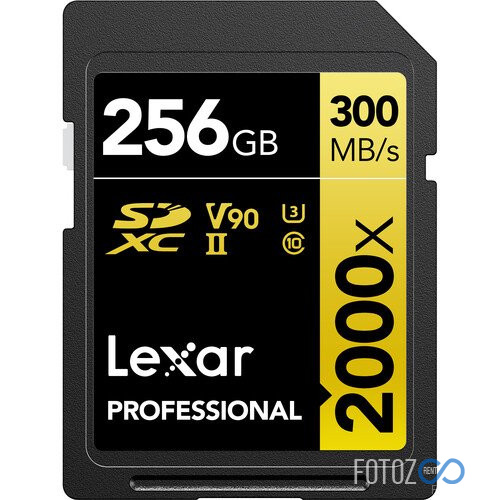 Карта памяти Lexar 256GB V90 300MB/s