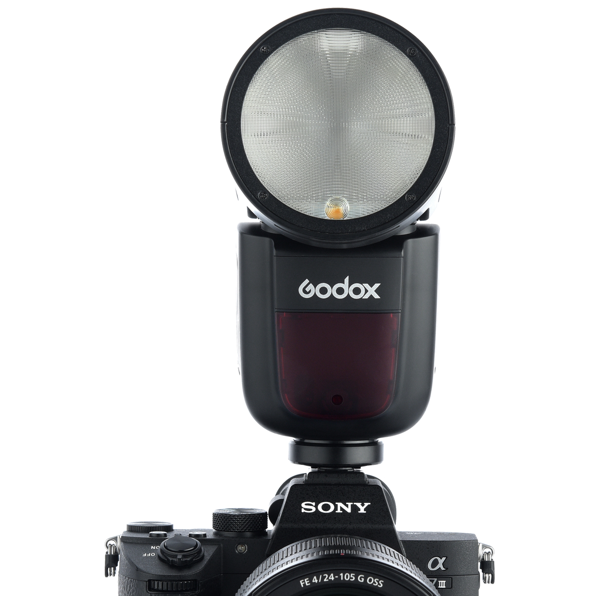 Вспышка накамерная Godox Ving V1S TTL с круглой головкой для Sony — детальное фото