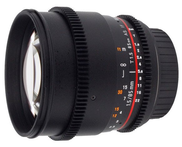 Samyang 85mm T1.5 Cine AS UMC VDSLR