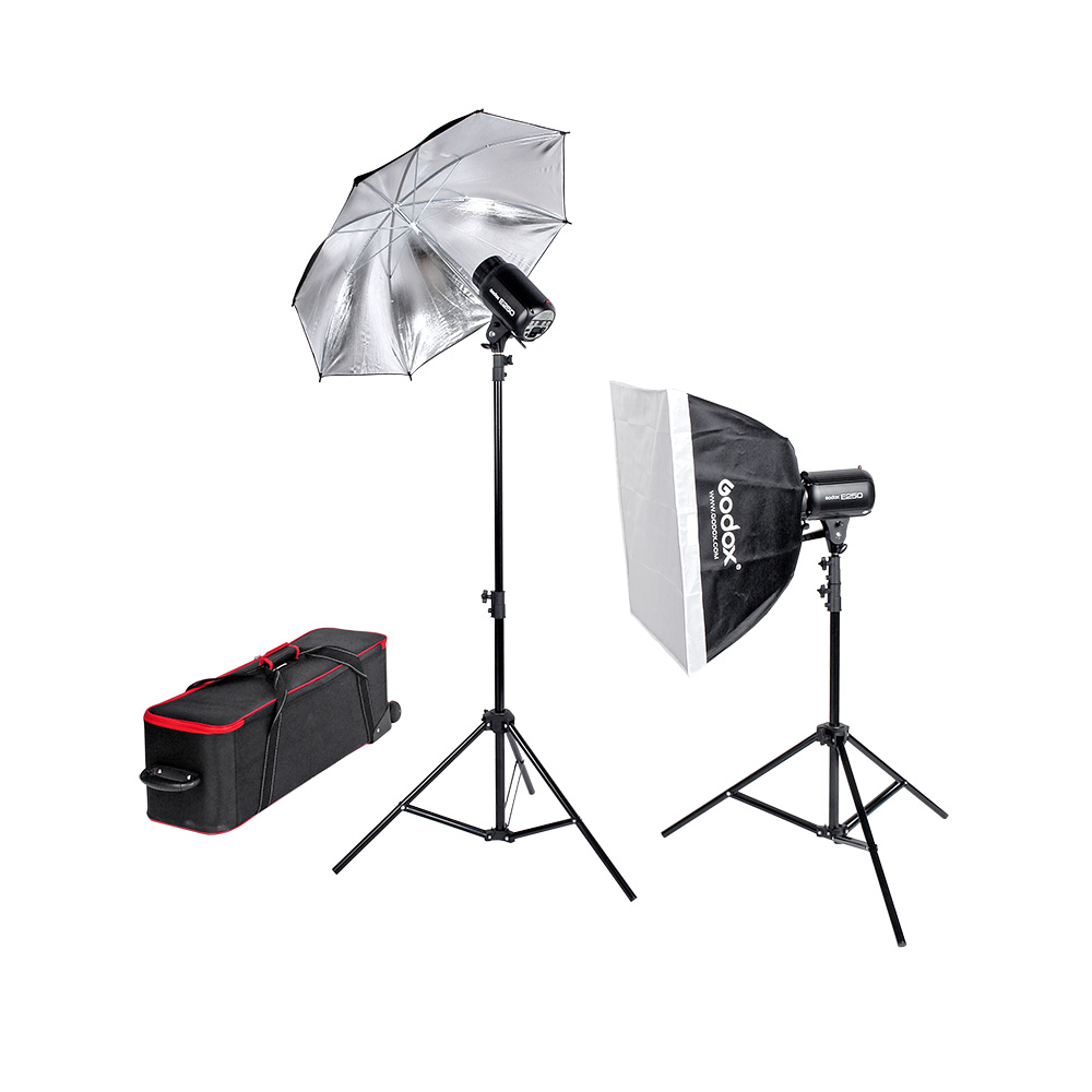 Комплект студийного оборудования Godox E250-F — детальное фото