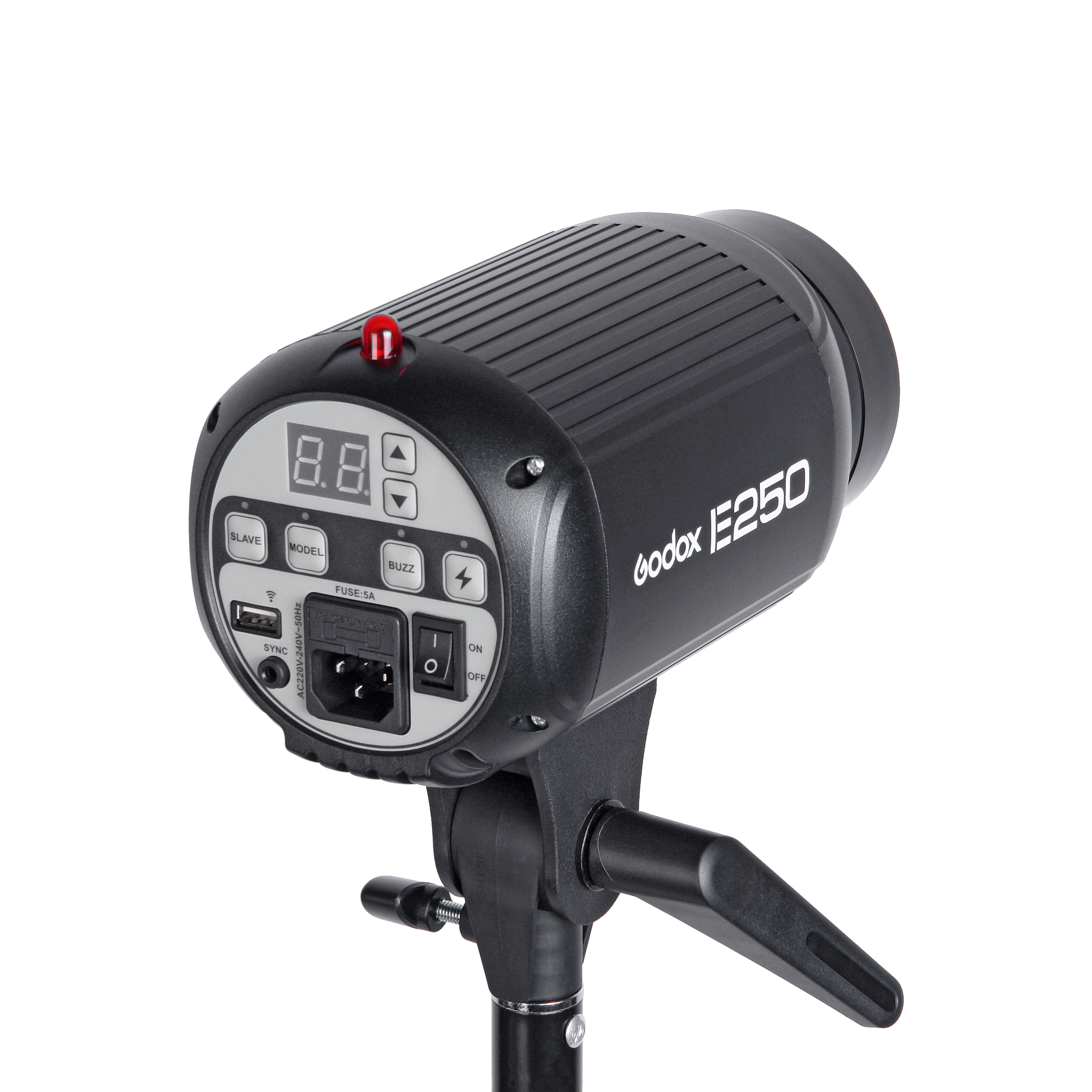 Вспышка студийная Godox E250 — детальное фото