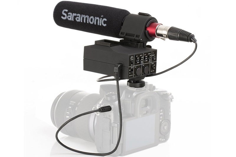Микрофон накамерный с микшером Saramonic MixMic
