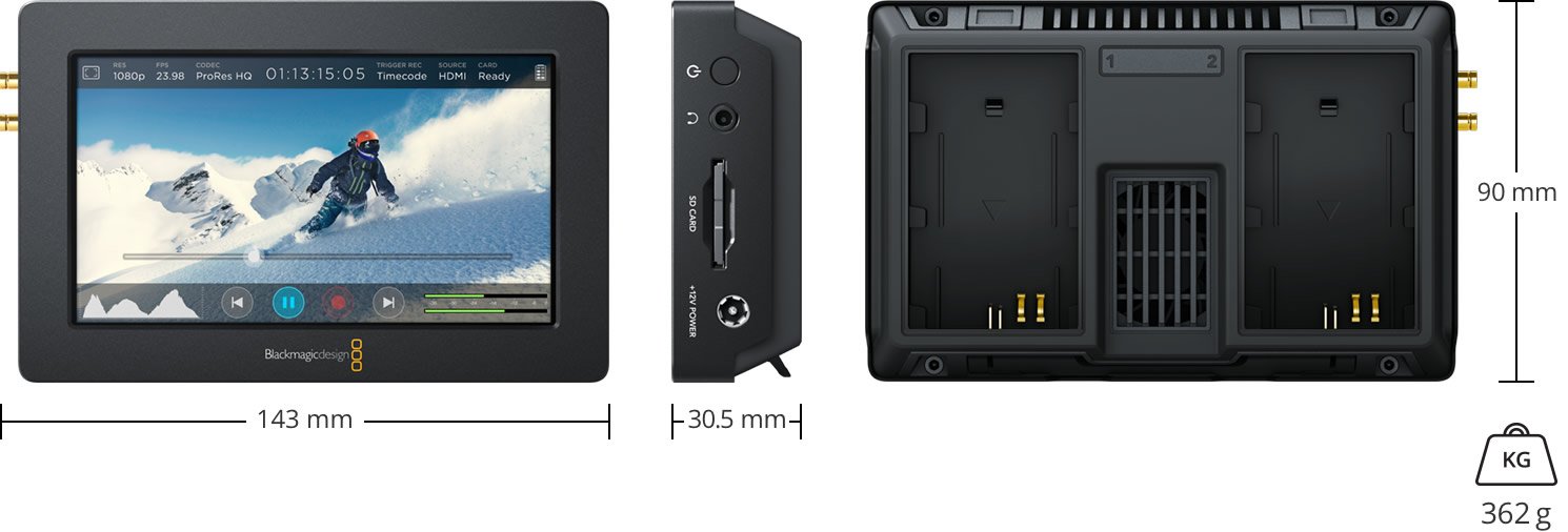 Монитор-Рекордер Blackmagic Video Assist 5"