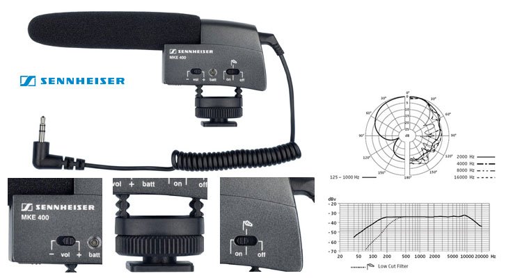 Микрофон накамерный Sennheiser MKE 400
