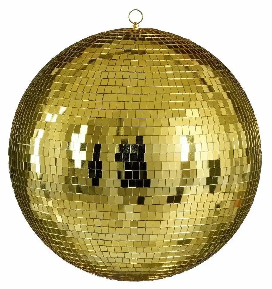 Зеркальный диско шар Gold ( 30 см )