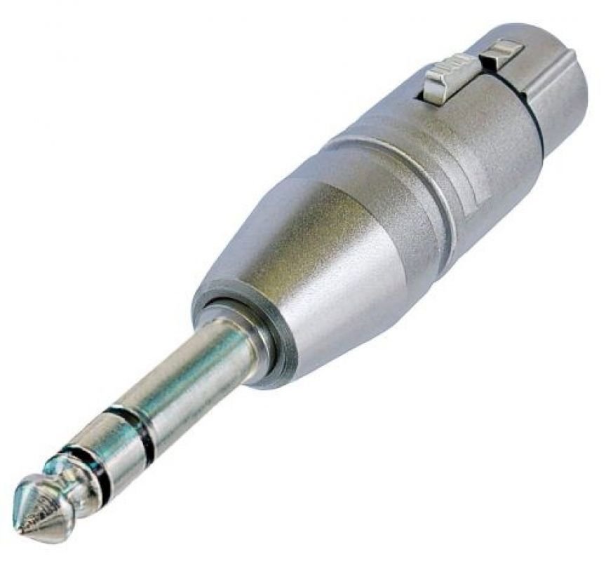 Переходник XLR female to 6.3mm 1/4 male Стерео адаптер
