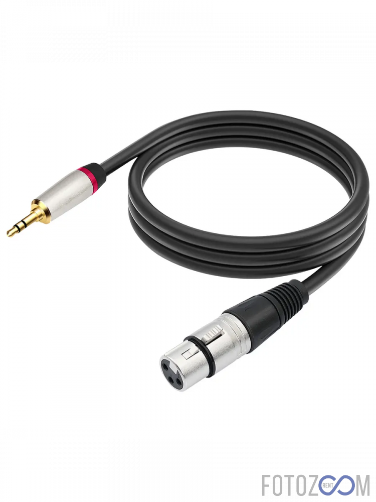 КАБЕЛЬ XLR male - Jack 3.5 (50см)