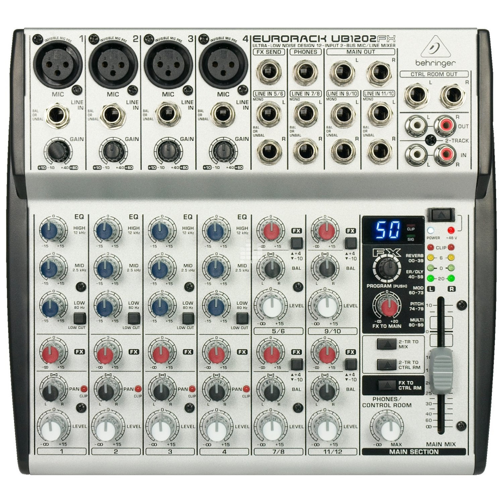 Микшер аналоговый BEHRINGER UB1202FX
