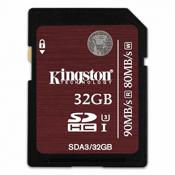 Kingston SDHC UHS-I U3 32GB 90MB/s (4К)