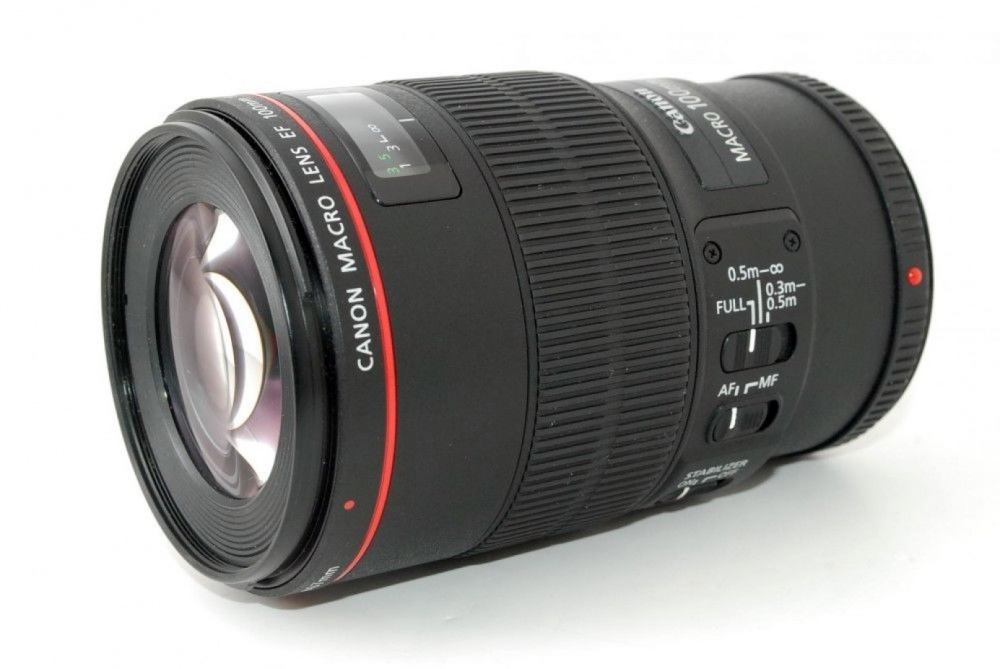 Объектив Canon EF 100mm f/2.8L Macro IS USM — детальное фото