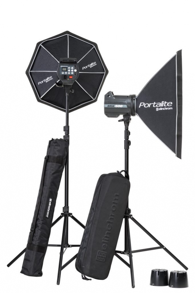 Комплект Elinchrom BRX 500/500 To Go с софтбоксами — детальное фото