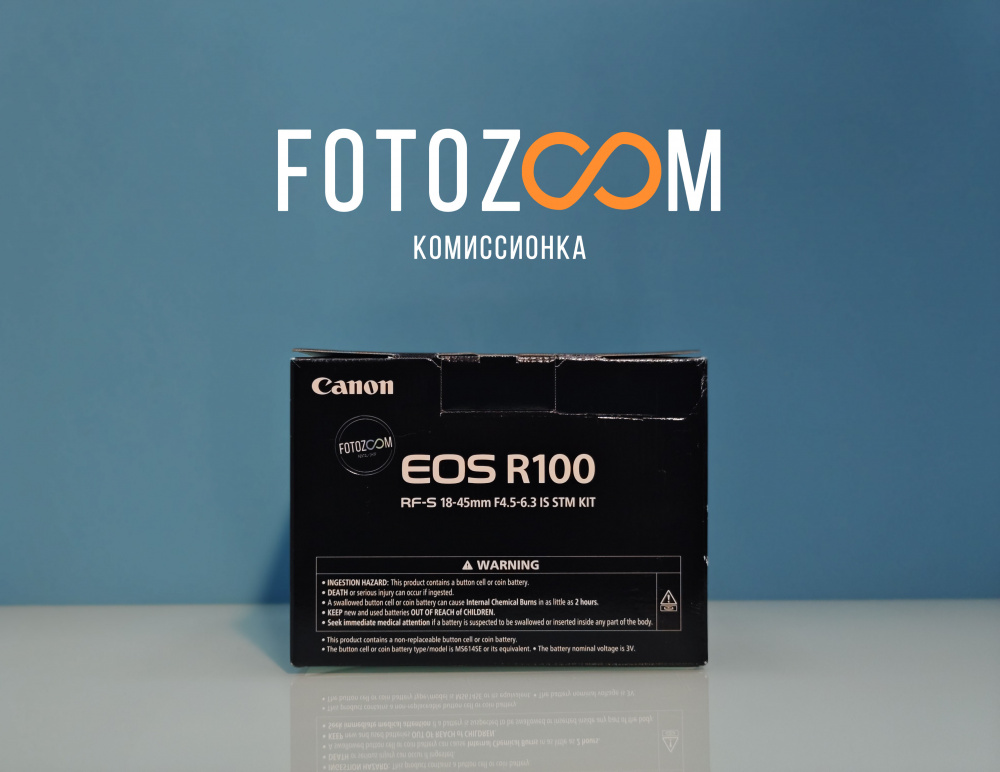 Canon EOS R100 kit 18-45 IS STM  — детальное фото