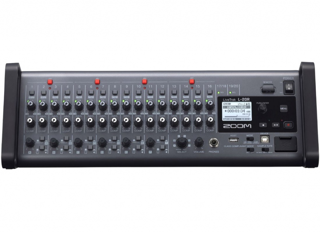 Цифровой микшерный пульт Zoom LiveTrak L-20R