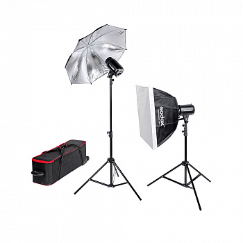 Комплект студийного оборудования Godox E250-F — фото товара