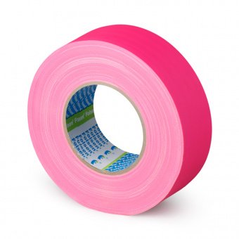 Gaffer tape флуоресцентный Premium 48 мм. Розовый