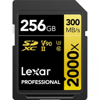Карта памяти Lexar 256GB V90 300MB/s