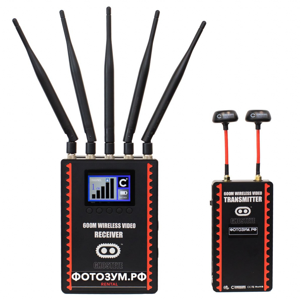 Видеосендер CINEGEARS Ghost-Eye Wireless HDMI & SDI 600M