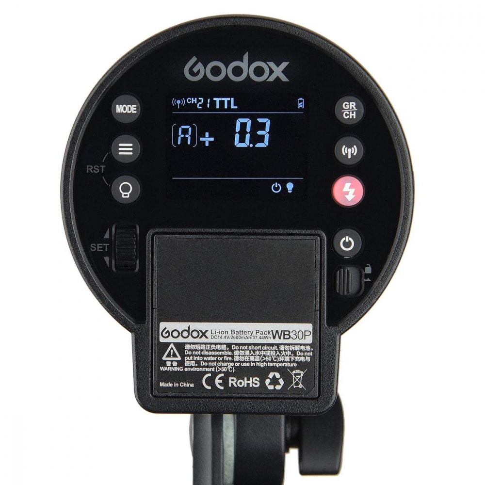 Вспышка аккумуляторная Godox Witstro AD300Pro с поддержкой TTL — детальное фото