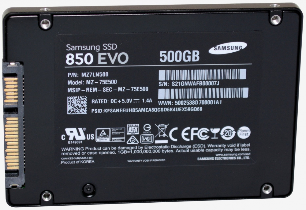 SSD Samsung 850 Evo 500gb